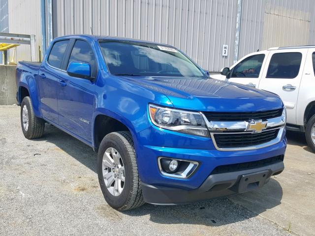 1GCGTCEN1K1174295 - 2019 CHEVROLET COLORADO L BLUE photo 1