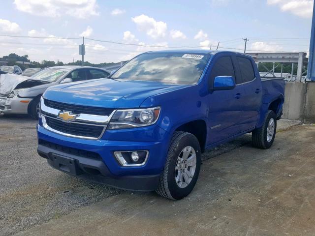 1GCGTCEN1K1174295 - 2019 CHEVROLET COLORADO L BLUE photo 2