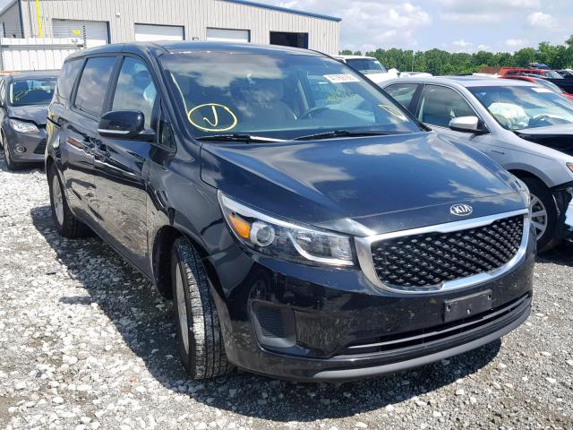 KNDMB5C17H6242337 - 2017 KIA SEDONA LX BLACK photo 1