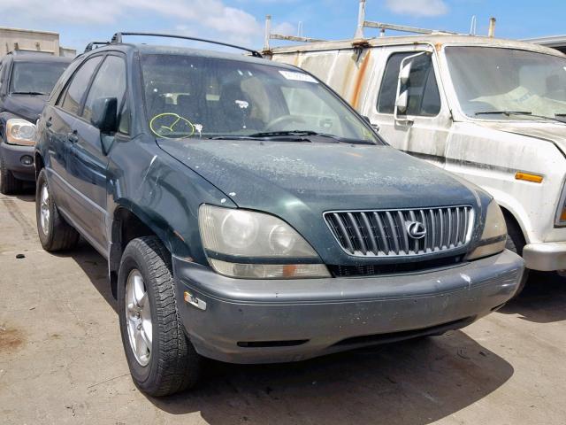 JT6HF10U3X0036325 - 1999 LEXUS RX 300 GREEN photo 1