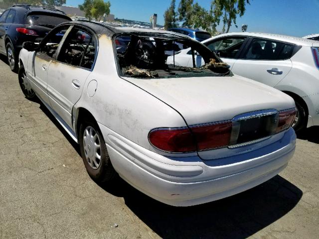 1G4HP52K544107906 - 2004 BUICK LESABRE CU WHITE photo 3