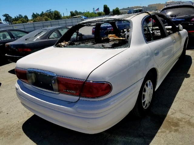 1G4HP52K544107906 - 2004 BUICK LESABRE CU WHITE photo 4