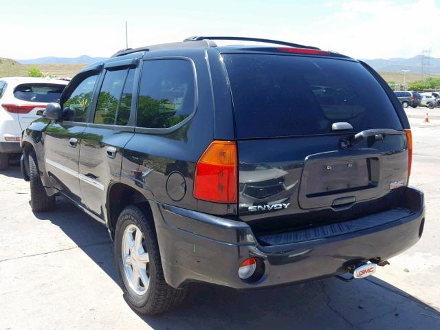 1GKDT13S182236723 - 2008 GMC ENVOY BLACK photo 3