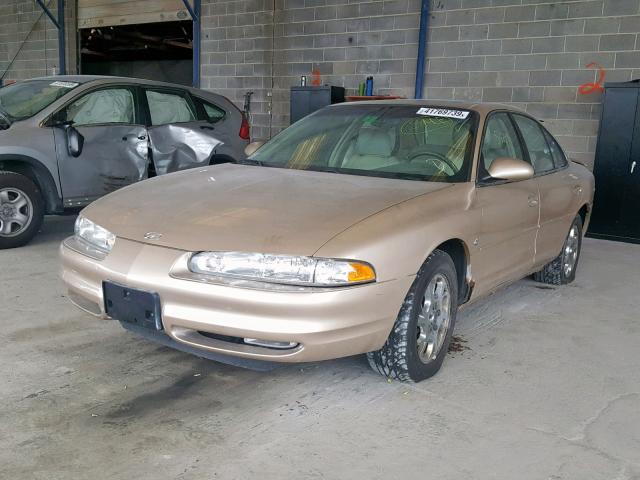 1G3WX52H51F147001 - 2001 OLDSMOBILE INTRIGUE G GOLD photo 2