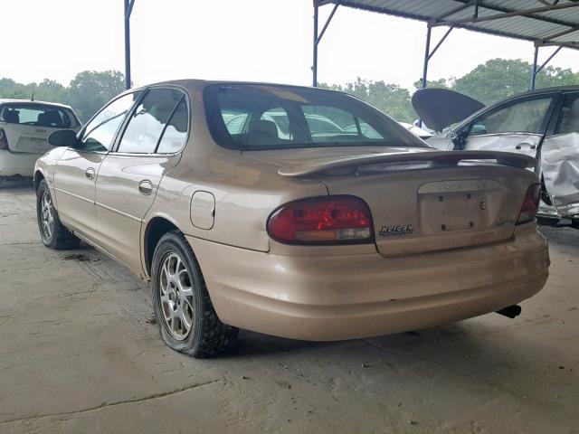 1G3WX52H51F147001 - 2001 OLDSMOBILE INTRIGUE G GOLD photo 3