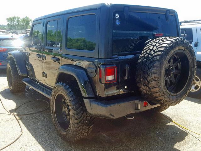 1C4HJXEN3JW325737 - 2018 JEEP WRANGLER U 黑色 照片 3