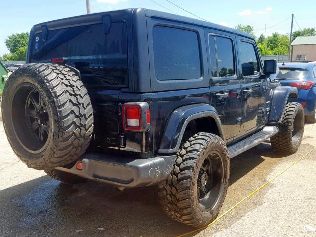 1C4HJXEN3JW325737 - 2018 JEEP WRANGLER U 黑色 照片 4