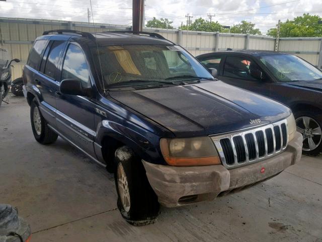 1J4GX48S62C122090 - 2002 JEEP GRAND CHER BLUE photo 1