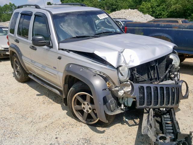 1J4GL48K53W701907 - 2003 JEEP LIBERTY SP SILVER photo 1