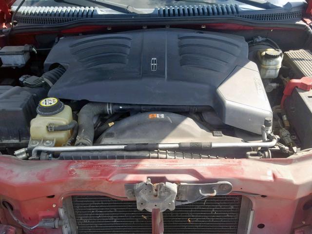 5LMEU68H55ZJ16782 - 2005 LINCOLN AVIATOR Qırmızı foto 7