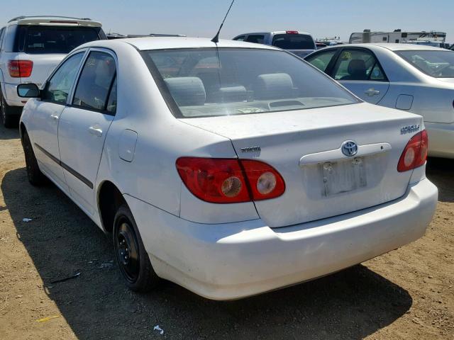 1NXBR32E56Z575281 - 2006 TOYOTA COROLLA CE WHITE photo 3