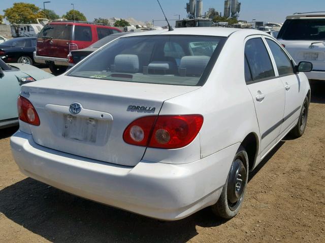 1NXBR32E56Z575281 - 2006 TOYOTA COROLLA CE WHITE photo 4