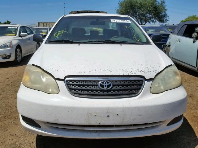 1NXBR32E56Z575281 - 2006 TOYOTA COROLLA CE WHITE photo 9