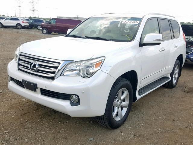 JTJJM7FX7A5015926 - 2010 LEXUS GX PREMIUM WHITE photo 2