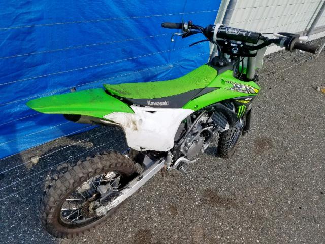 JKBKXFCC9JA012629 - 2018 KAWASAKI KX85 C GREEN photo 4