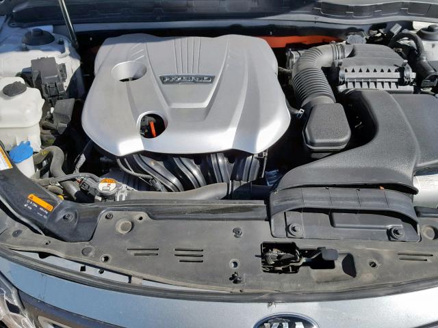 KNAGN4AD4F5080212 - 2015 KIA OPTIMA HYB SILVER photo 7