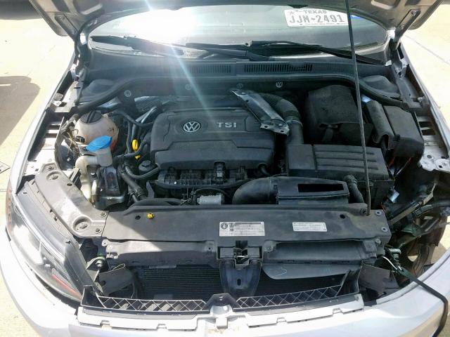 3VW4T7AJ6EM308462 - 2014 VOLKSWAGEN JETTA GLI SILVER photo 7