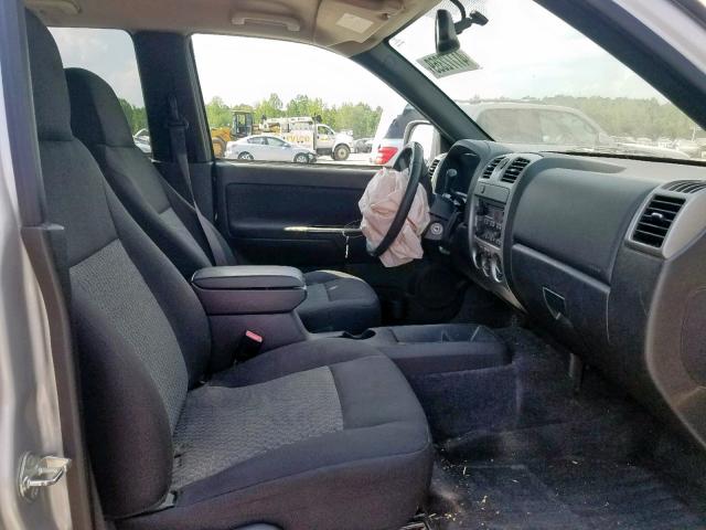 1GCJSCDP8A8110692 - 2010 CHEVROLET COLORADO L SILVER photo 5