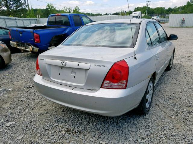 KMHDN46D85U112318 - 2005 HYUNDAI ELANTRA GL SILVER photo 4