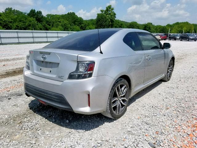 JTKJF5C78E3078081 - 2014 TOYOTA SCION TC ვერცხლისფერი ფოტო 4