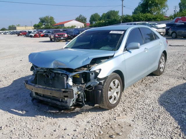 4T4BE46K29R053879 - 2009 TOYOTA CAMRY BASE BLUE photo 2