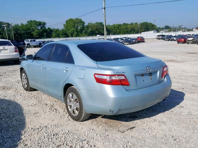 4T4BE46K29R053879 - 2009 TOYOTA CAMRY BASE BLUE photo 3