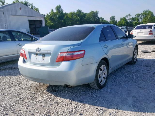 4T4BE46K29R053879 - 2009 TOYOTA CAMRY BASE BLUE photo 4