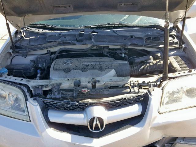 2HNYD18845H545235 - 2005 ACURA MDX TOURIN SILVER photo 7