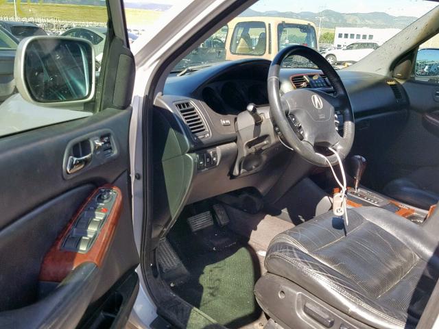 2HNYD18845H545235 - 2005 ACURA MDX TOURIN SILVER photo 9