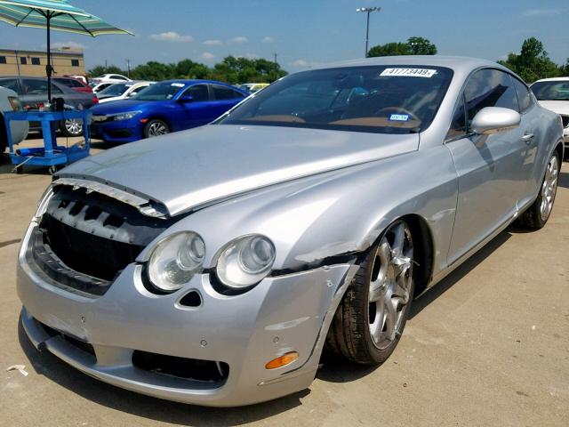 SCBCR63W86C032906 - 2006 BENTLEY CONTINENTA GRAY photo 2