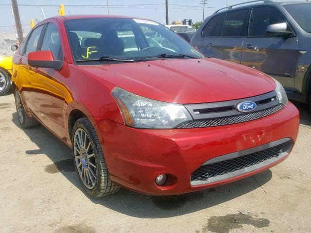 1FAHP3GN0BW166736 - 2011 FORD FOCUS SES RED photo 1