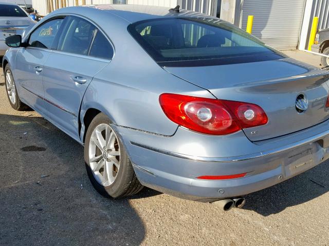 WVWHL7AN9AE528248 - 2010 VOLKSWAGEN CC LUXURY BLUE photo 9