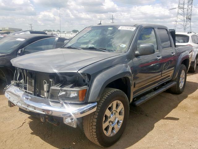 1GCHSDFE7C8148787 - 2012 CHEVROLET COLORADO L GRAY photo 2