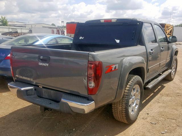 1GCHSDFE7C8148787 - 2012 CHEVROLET COLORADO L GRAY photo 4
