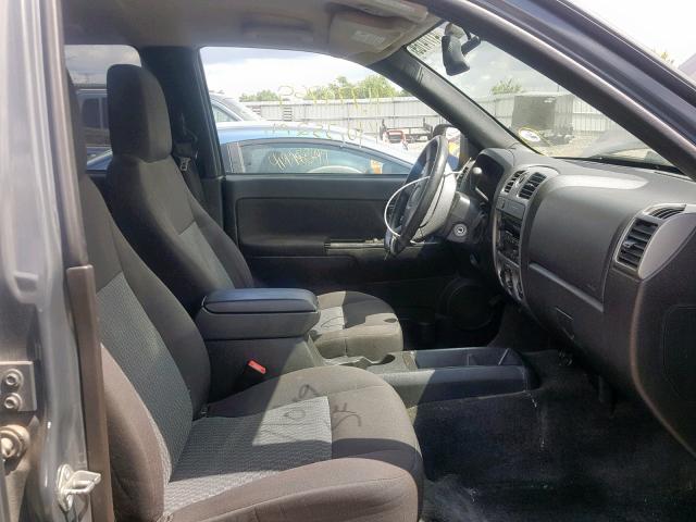 1GCHSDFE7C8148787 - 2012 CHEVROLET COLORADO L GRAY photo 5