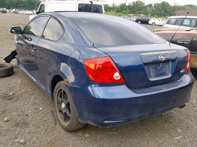 JTKDE177050007316 - 2005 TOYOTA SCION TC ლურჯი ფოტო 3