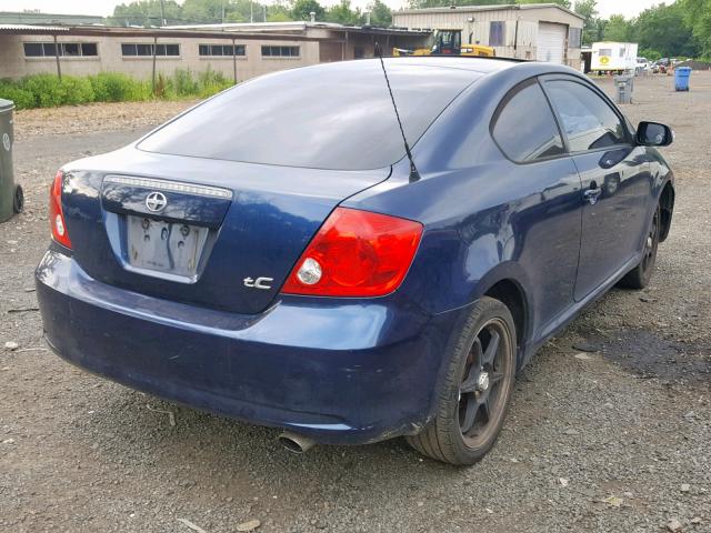 JTKDE177050007316 - 2005 TOYOTA SCION TC ლურჯი ფოტო 4
