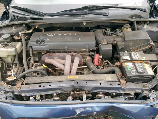 JTKDE177050007316 - 2005 TOYOTA SCION TC ლურჯი ფოტო 7