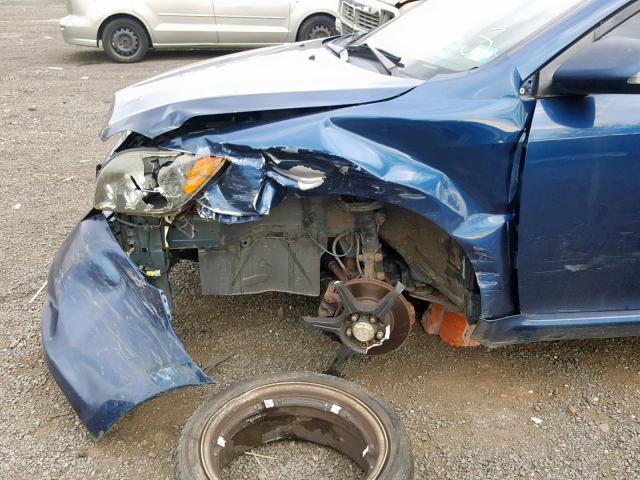 JTKDE177050007316 - 2005 TOYOTA SCION TC ლურჯი ფოტო 9