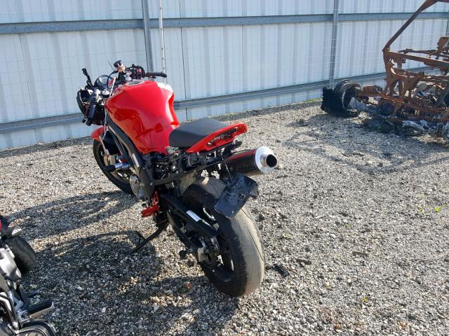 JS1VP53A262105830 - 2006 SUZUKI SV650 RED photo 3