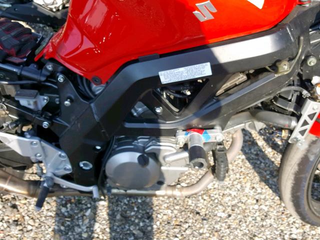 JS1VP53A262105830 - 2006 SUZUKI SV650 RED photo 7