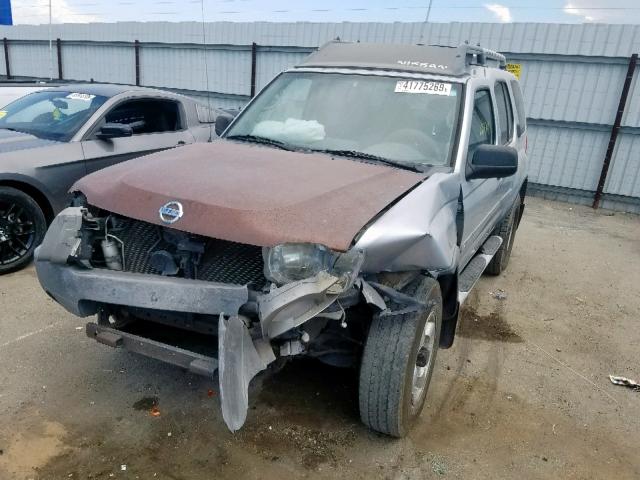 5N1ED28Y32C540391 - 2002 NISSAN XTERRA XE SILVER photo 2