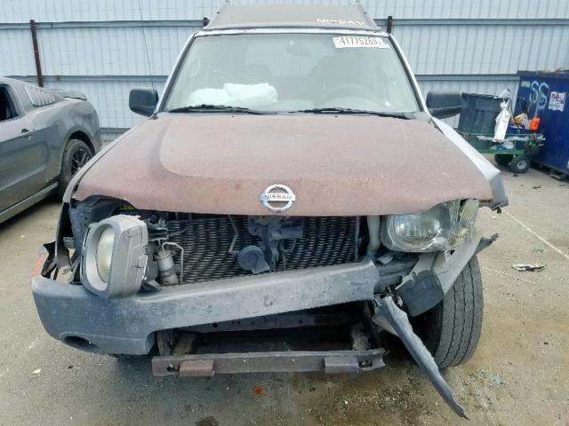 5N1ED28Y32C540391 - 2002 NISSAN XTERRA XE SILVER photo 9