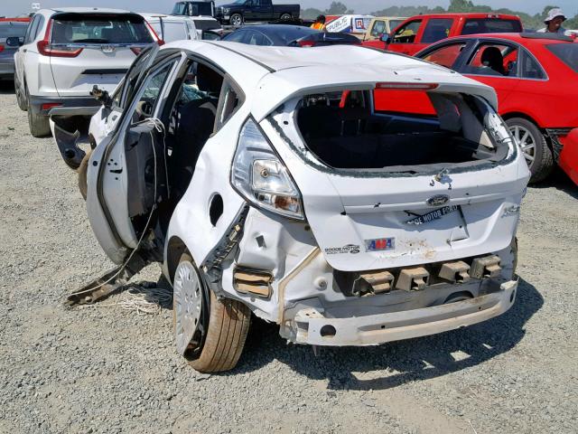 3FADP4TJXHM147711 - 2017 FORD FIESTA S WHITE photo 3