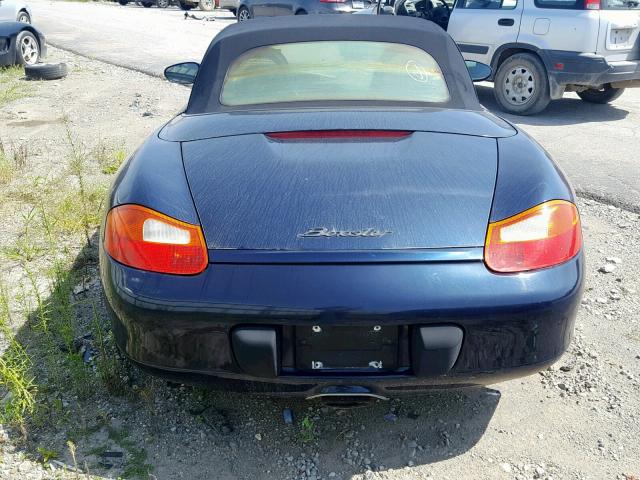 WP0CA2988YU626446 - 2000 PORSCHE BOXSTER BLUE photo 6