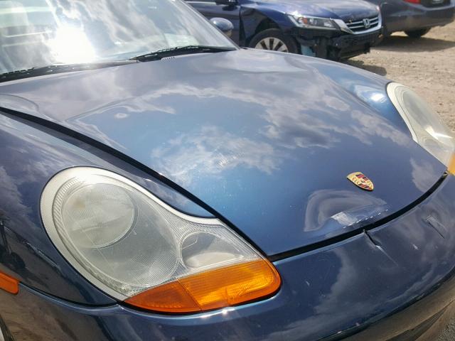 WP0CA2988YU626446 - 2000 PORSCHE BOXSTER BLUE photo 9