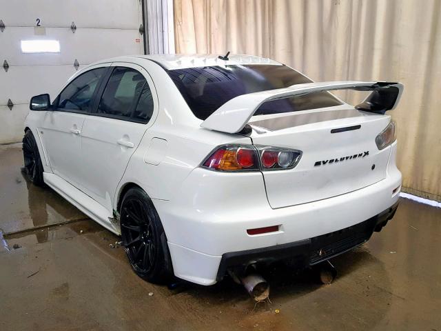 JA3AW86V48U048754 - 2008 MITSUBISHI LANCER EVO WHITE photo 3