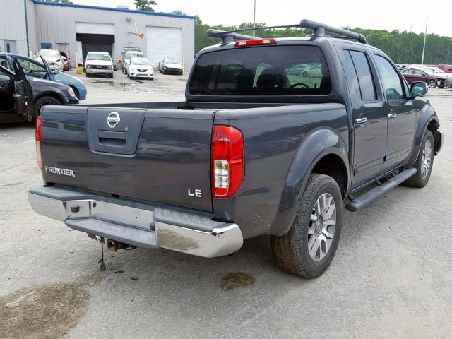 1N6AD0ER2AC449127 - 2010 NISSAN FRONTIER C BLACK photo 4