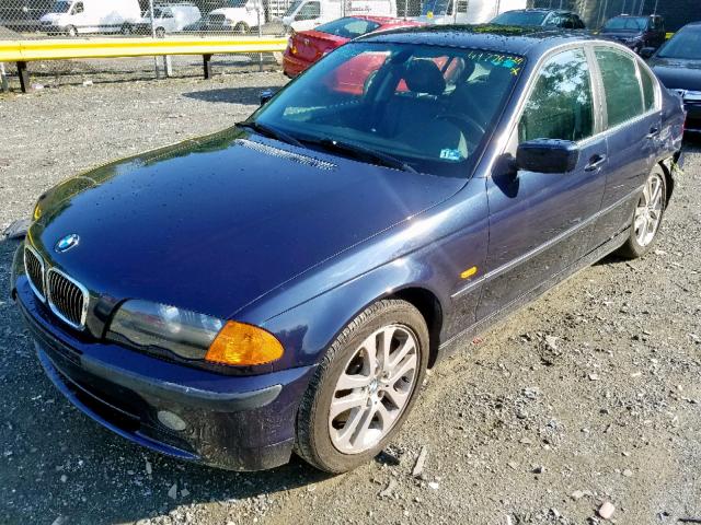 WBAAV53461JS97480 - 2001 BMW 3 SERIES BLUE photo 2