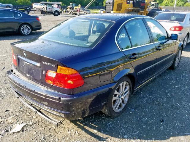 WBAAV53461JS97480 - 2001 BMW 3 SERIES BLUE photo 4